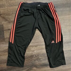 adidas Kids Black and Red Bottoms